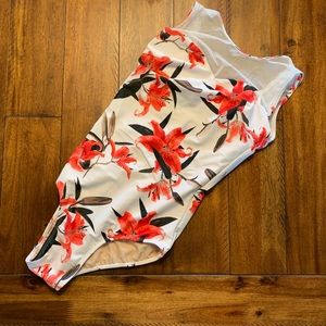 Albion fit Maria fleur print one piece
